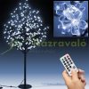 Illuminated decorative tree cherry blossom LED tree with remote control cold white light 220 cm indoor/outdoor