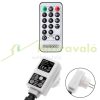 Illuminated decorative tree cherry blossom LED tree with remote control cold white light 220 cm indoor/outdoor
