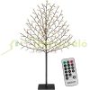 Illuminated decorative tree cherry blossom LED tree with remote control warm white light 220 cm indoor/outdoor