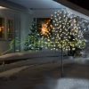 Illuminated decorative tree cherry blossom LED tree with remote control warm white light 220 cm indoor/outdoor