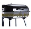 Grill grill with openable lid BBQ grill 96x61x83 cm black