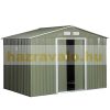 Galvanized steel garden small house with base garden shed tool storage house 277x191x192 cm