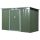 Garden small house 280x130x172 cm galvanized steel garden storage house outdoor shed green tool pantry house 