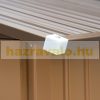 Galvanized steel garden small house with base garden shed tool storage house 277x191x192 cm