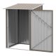 Small garden house 100x103x160 cm metal garden storage house outdoor shed brown tool storage house 