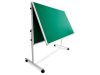 Felt board workshop board mobile space divider pin board foldable in green color