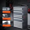 Professzionális acél fúrófej tároló szekrény 5 fiókos, 60 rekeszes szerszámtartó