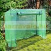 Foil tent for plant growing and rearing - hobby greenhouse tomato growing green tent 200x77x169 cm 