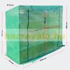 Foil tent for plant growing and rearing - hobby greenhouse tomato growing green tent 200x77x169 cm 