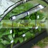 Tunnel foil tent plant breeding foil tent with 2 doors 120x79x53 cm with PVC and steel frame