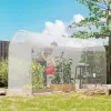 Üvegházfólia 7x8 m átlátszó, UV-álló, vízálló, 0,15 mm vastag takarófólia