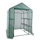 Greenhouse for growing and rearing plants with shelves - hobby foil tent 143x143x195 cm