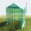 Greenhouse for growing and rearing plants with shelves - hobby foil tent 143x143x195 cm