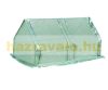 Mini greenhouse foil tent 180x90x90 cm with 2 doors PE and steel frame 