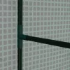 Kétrekeszes mini fóliasátor 100x80x150 cm UV-álló PE fóliával, 2 cipzáras ajtóval, zöld