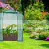 Greenhouse foil tent for growing vegetables and plants 200 x 155 x 155 cm