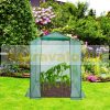 Greenhouse foil tent for growing vegetables and plants 200 x 155 x 155 cm