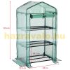 Mini greenhouse for growing and rearing plants - hobby foil tent greenhouse 69x49x126 cm balcony terrace