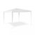 Sörsátor pavilon 3x3 m kerti parti sátor pavilon fehér színben