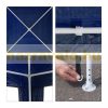 Beer tent pavilion 3x3 m garden party tent pavilion in blue color