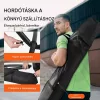 Hordozható függőágy állvány 204 kg teherbírással állítható acél függőágy tartó 2 személy részére