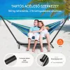 Hordozható függőágy állvány 204 kg teherbírással állítható acél függőágy tartó 3–4 m-es függőágyakhoz