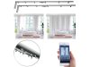 WI-FI electric telescopic curtain rod set of 2 with application 172 - 306 cm