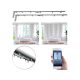 WI-FI electric telescopic curtain rod set of 2 with application 172 - 306 cm