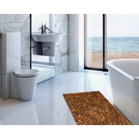   Fürdőszobaszőnyeg mozaik akácfa kilépő 50x80 időjárásálló