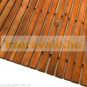  Fürdőszobaszőnyeg akácfa kilépő 50x80 cm időjárásálló valódi fa, szaunába is alkalmas