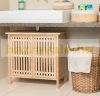 Bathroom cabinet with double doors that can be placed under the sink