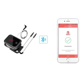   Füstölő hőmérő grillhőmérő smoker hőmérő 1-2 érzékelővel, bluetooth kapcsolattal