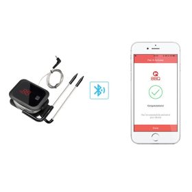   Füstölő hőmérő grillhőmérő smoker hőmérő 2 érzékelővel, bluetooth kapcsolattal