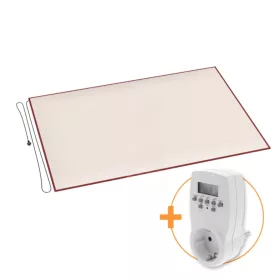 Szőnyeg alá tehető fűtőszőnyeg időzítővel 180 x 280 cm 230 V