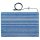 Heated chenille doormat 50x75 cm 100W blue