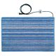 Heated chenille doormat 50x75 cm 100W blue