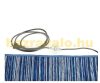 Heated chenille doormat 50x75 cm 100W blue
