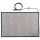 Heated doormat 50x75 cm 100W gray herringbone pattern