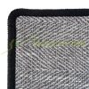 Heated doormat 50x75 cm 100W gray herringbone pattern