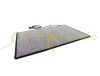 Heated doormat 50x75 cm 100W gray herringbone pattern