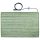 Heated chenille doormat 50 x 75 cm 100 watts green