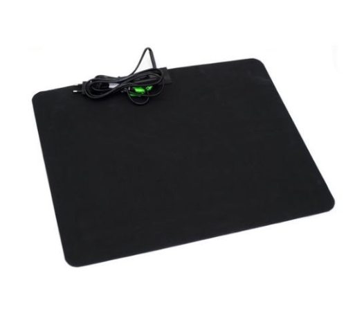 Rubber heated doormat 40°C 40x50 cm and 40x60 cm size 51-52W in black color