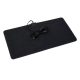 Rubber heated doormat 40°C 60x30 cm in black