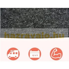   Fűthető lábtörlő lakóautó lakókocsi  12V 40x60 cm 25 watt antracit