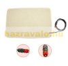 Heated doormat car doormat 12V 60 x 40 cm 25 watts beige