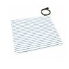 Heated doormat, bathroom outlet 55 x 65 cm 50W white - blue