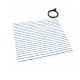 Heated doormat, bathroom outlet 55 x 65 cm 50W white - blue