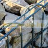 Gabion gablon kőkosár támfalnak, kerítéslábazatnak 100x30x30 - 5x10cm rács