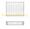 Gabion kőkosár támfalnak, kerítéslábazatnak 100x80x20 cm, 5x10 cm rács