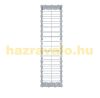 Gabion stone basket for retaining wall, fence base 100x80x20 cm, 5x10 cm grid